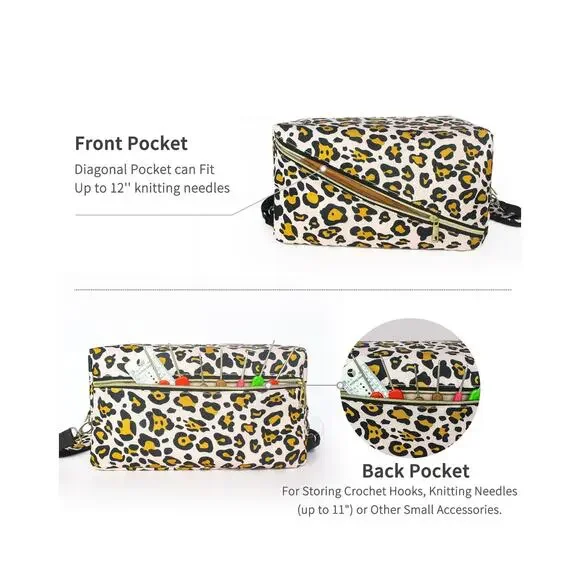 Yarn Storage Organizer Bag for Crocheting and Knitting - Picture 4 of 7